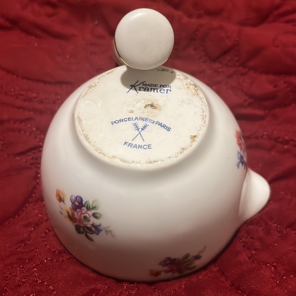 Porcelain de Paris France Made for Kramer Porcelain Mortar and Pestle Vintage - Picture 4 of 6